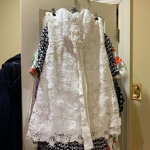 Lilly Pulitzer Kailene white floral lace dress